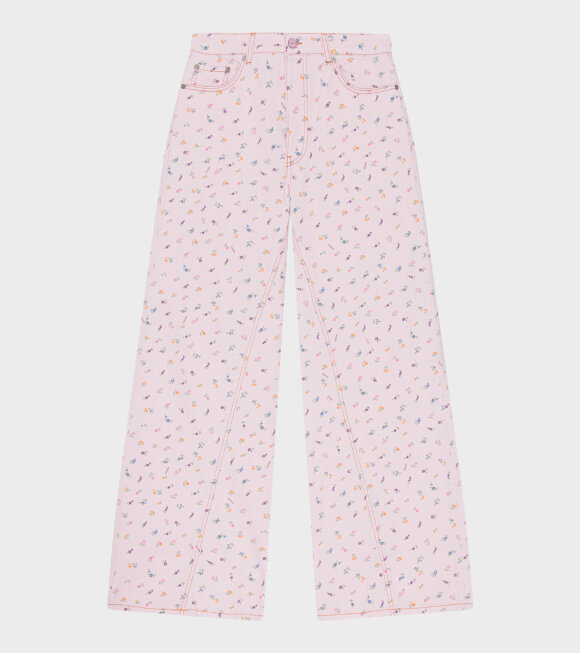 Ganni - Jozey Jeans Pink Tulle