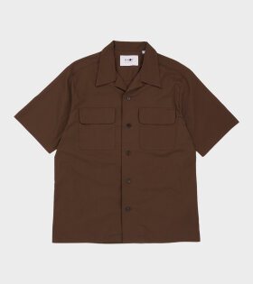 Daniel S/S Shirt Slate Brown