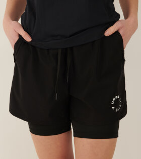 Two-in-One Shorts Black