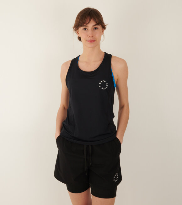 7 Days Active - Two-in-One Shorts Black