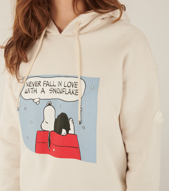 Moncler - Moncler X Peanuts Hoodie Off-white