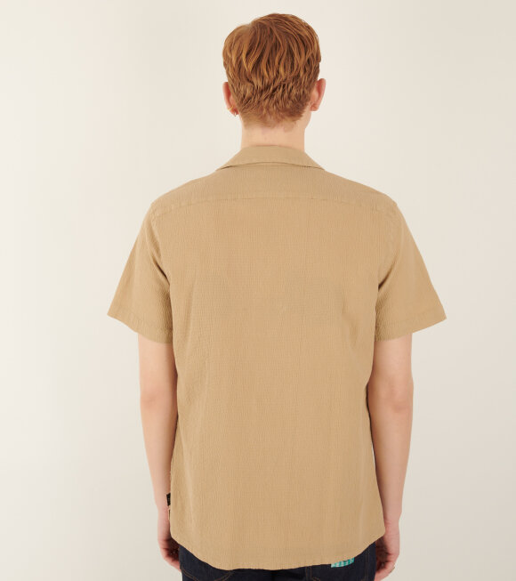 Paul Smith - Texture Cotton S/S Shirt Beige