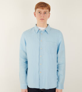 Classic Linen Shirt Light Blue