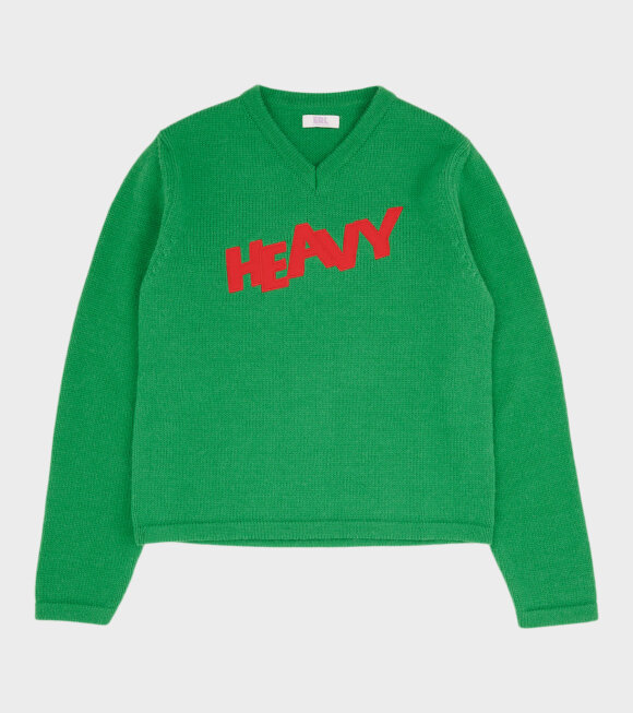 ERL - Heavy Knit Green/Red