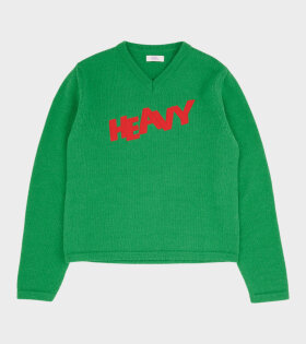 Heavy Knit Green/Red