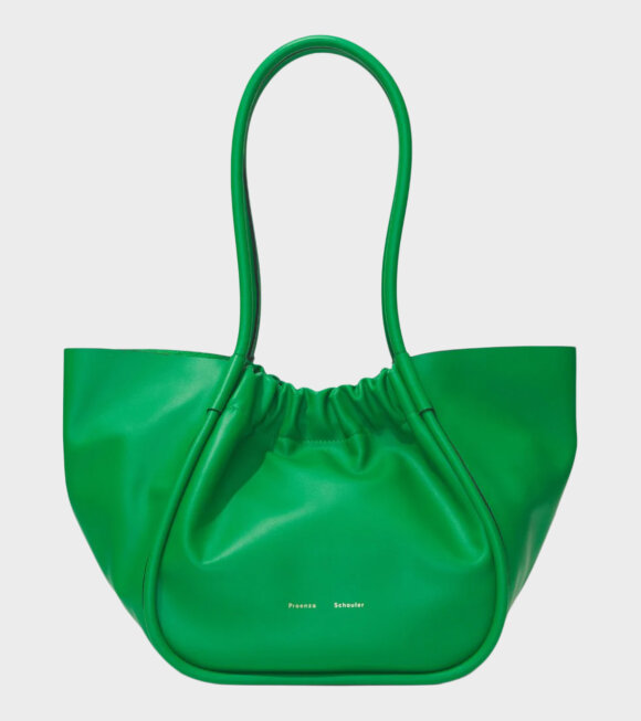 Proenza Schouler - Large Ruched Tote Bag Bottle Green