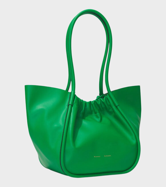Proenza Schouler - Large Ruched Tote Bag Bottle Green