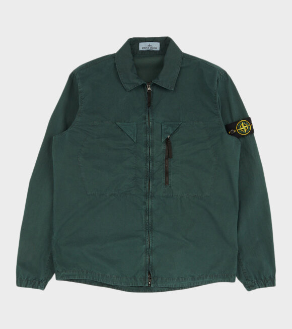 Stone Island - Cotton Patch Overshirt Forest Green
