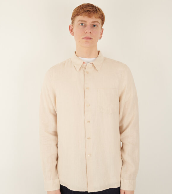 Paul Smith - Classic Linen Shirt Light Beige