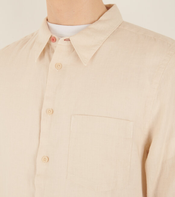 Paul Smith - Classic Linen Shirt Light Beige