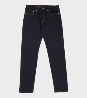 Tapered Fit Jeans Dark Blue 