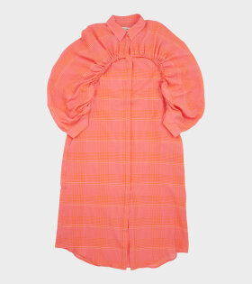 Golden Gate Dress Pink/Orange Checks