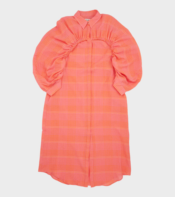 Henrik Vibskov - Golden Gate Dress Pink/Orange Checks