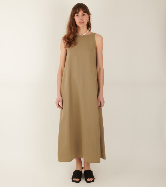 Birrot - Giwa Dress Olive Grey