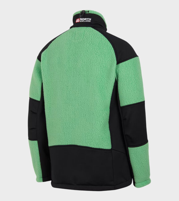 66 North - Tindur Technical Shearling Jacket Green