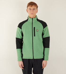 Tindur Technical Shearling Jacket Green