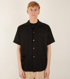 Rayon Twill Shirt Black
