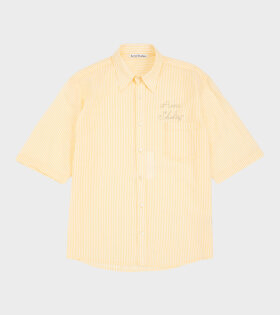 S/S Striped Shirt Yellow/White