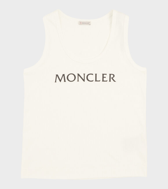 Moncler - Canotta Logo Top White