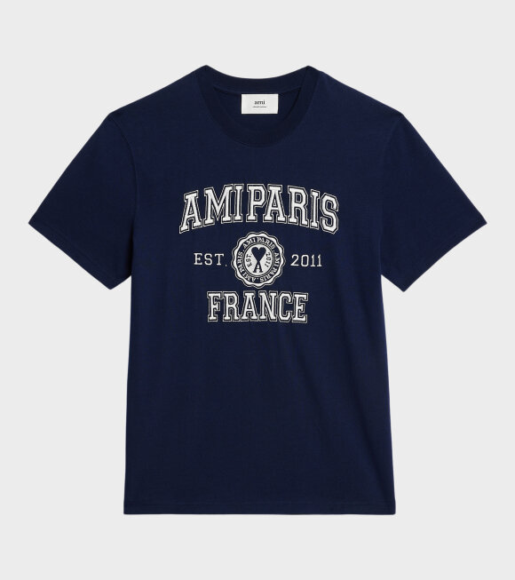 AMI - AMI Paris France T-shirt Navy