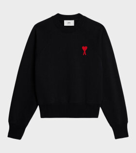 Heavy Cotton Logo Sweatshirt Black
