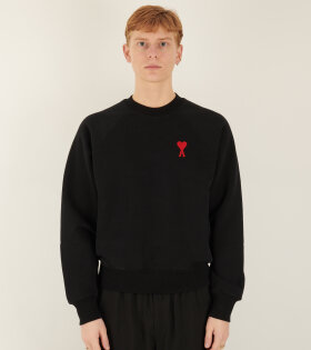 Heavy Cotton Logo Sweatshirt Black