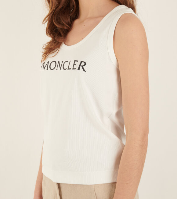 Moncler - Canotta Logo Top White