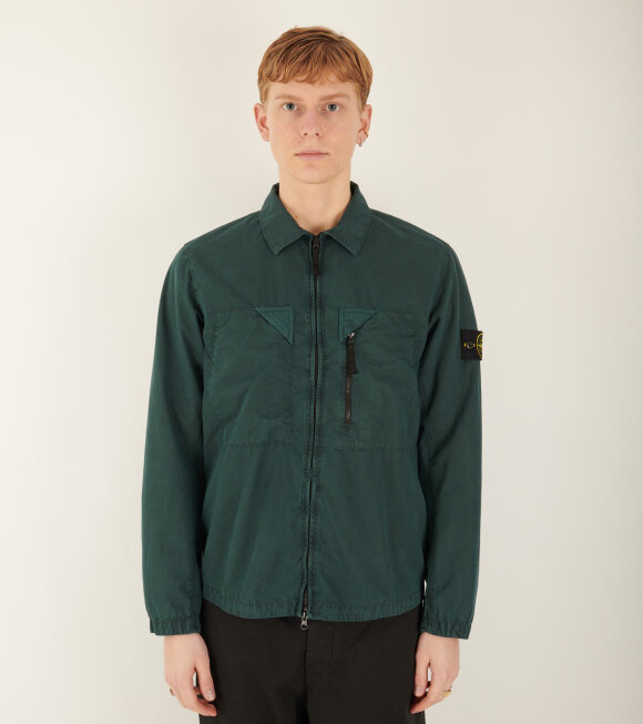 Stone Island - Cotton Patch Overshirt Forest Green