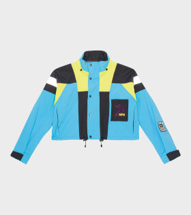 Kria Neoshell Cropped Jacket Blue/Black/Yellow