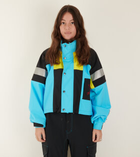 Kria Neoshell Cropped Jacket Blue/Black/Yellow