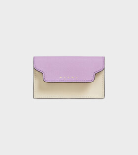 Marni - Logo Wallet Lilac/White/Orange