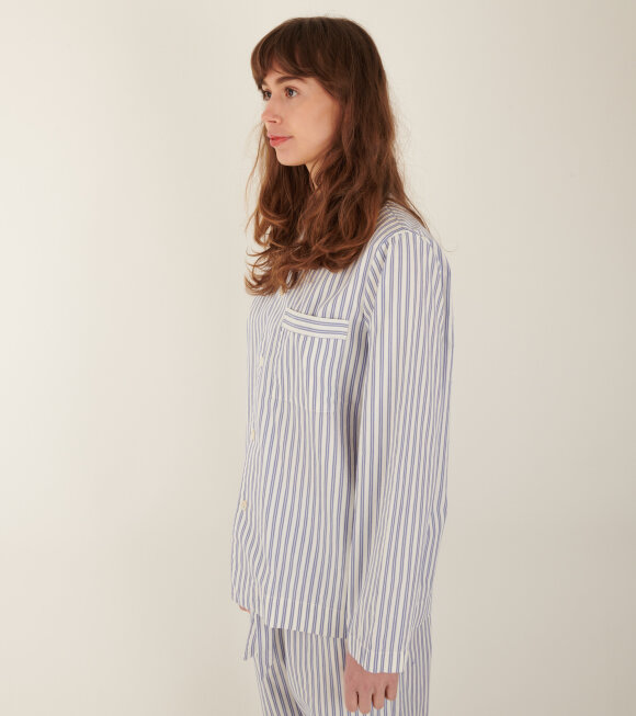 Tekla - Pyjamas Shirt Skagen Stripes