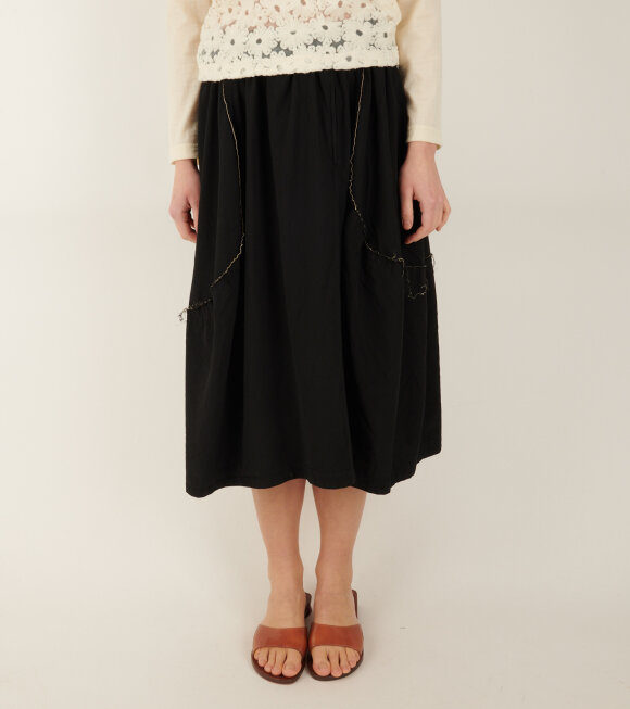Comme des Garcons - Frayed Skirt Black 