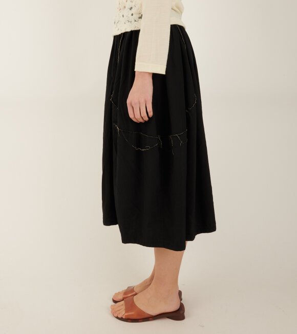 Comme des Garcons - Frayed Skirt Black 