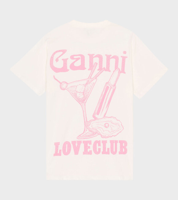 Ganni - Nightclub T-shirt Egret