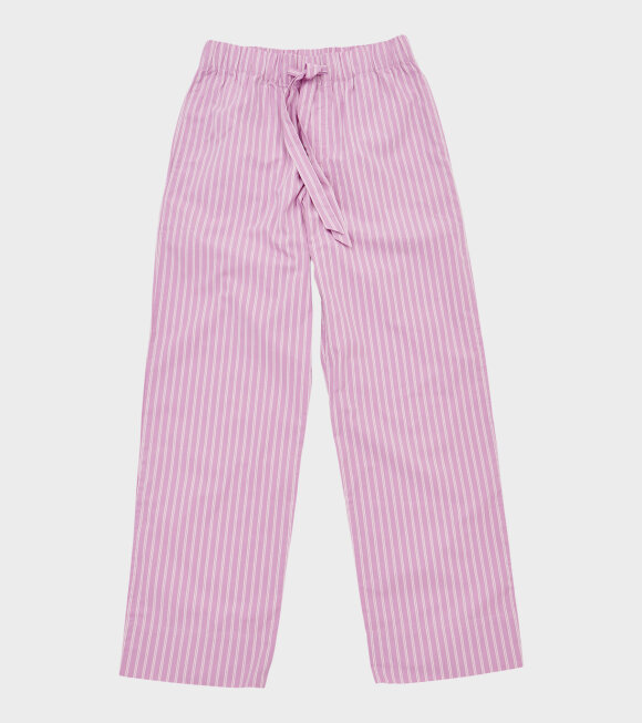 Tekla - Pyjamas Pants Purple Pink Stripes