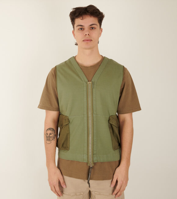 C.P Company - Cotton Vest Green