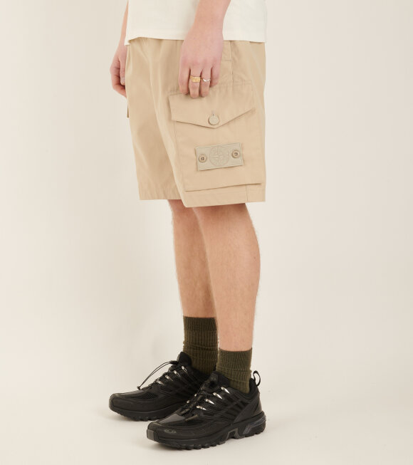 Stone Island - Ghost Patch Shorts Beige 