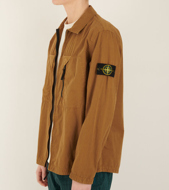 Stone Island - Cotton Patch Overshirt Brown