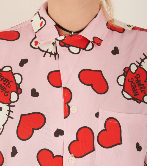 Soulland X Hello Kitty - Orson Heart Shirt Pink