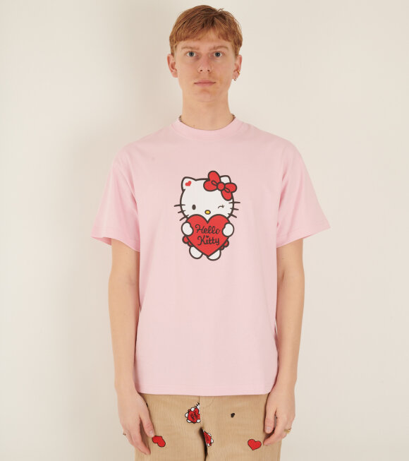 Soulland X Hello Kitty - Heart T-shirt Pink