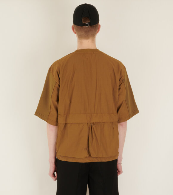 Stone Island - Nylon Back S/S Sweatshirt Cinnamon Brown