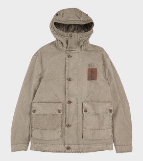 Seed Reversible Ortica Twill Jacket Grey