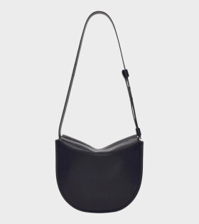 Medium Baxter Leather Bag Black