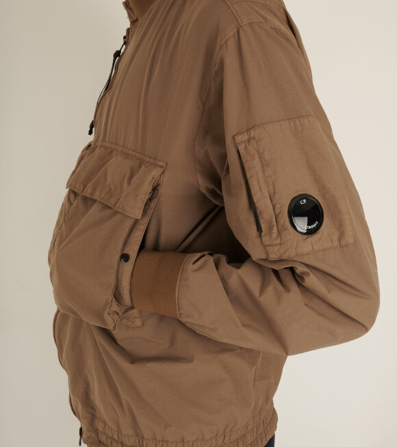 C.P Company - Flatt Nylon Short Jacket Brown