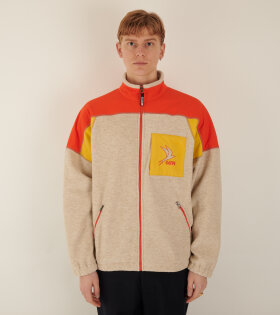 Kria Fleece Jacket Beige/Orange/Yellow