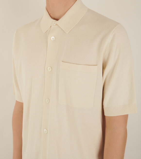 Norse Projects - Rollo Cotton Linen S/S Shirt Kit White