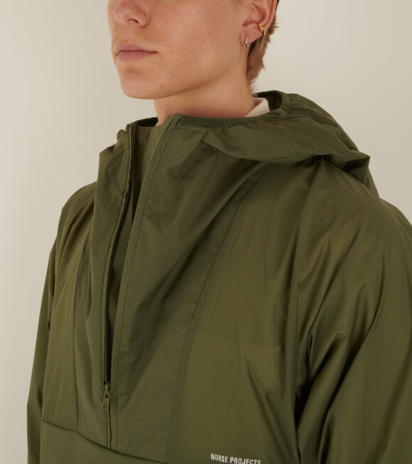 Norse Projects - Herluf Light Nylon Jacket Dried Sage Green