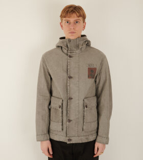 Seed Reversible Ortica Twill Jacket Grey