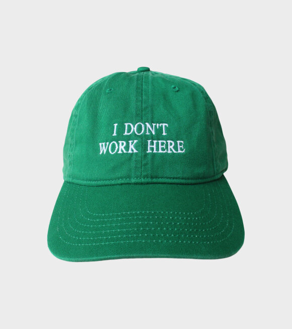 Idea - Sorry I Dont Work Here Cap Green